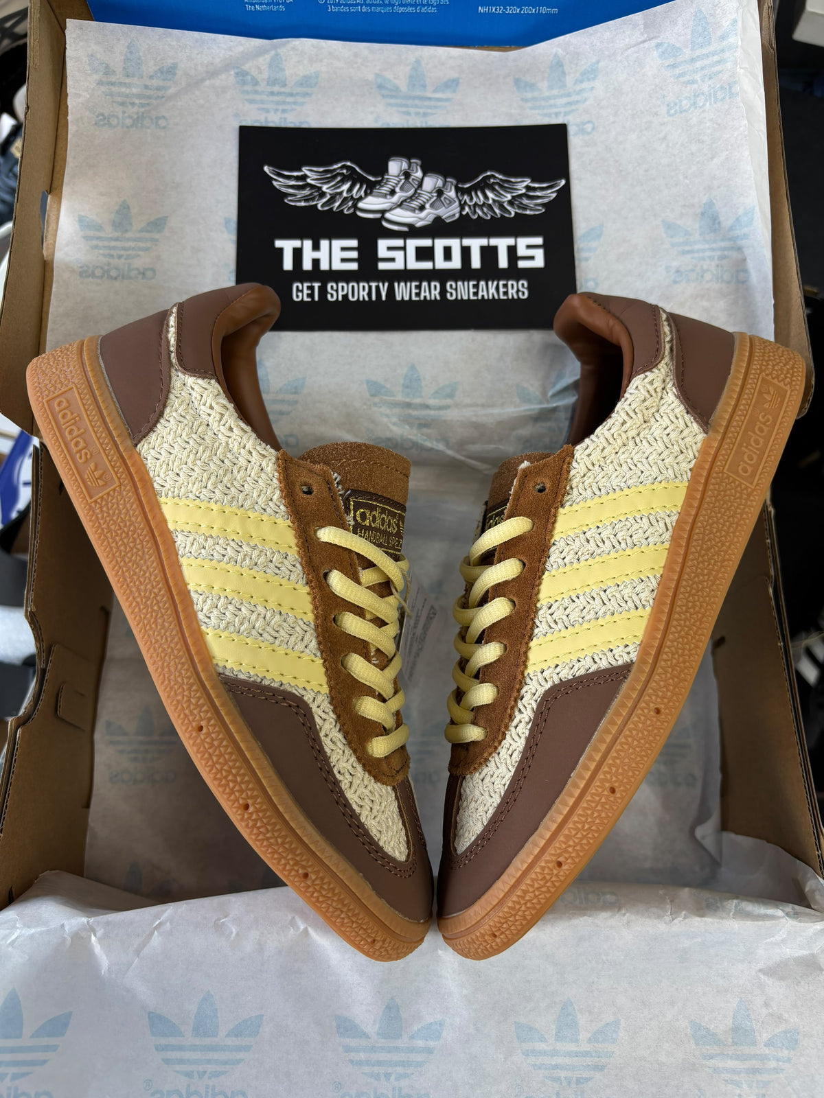 Adidas Handball Spezial in the "Preloved Brown / Orange Tint