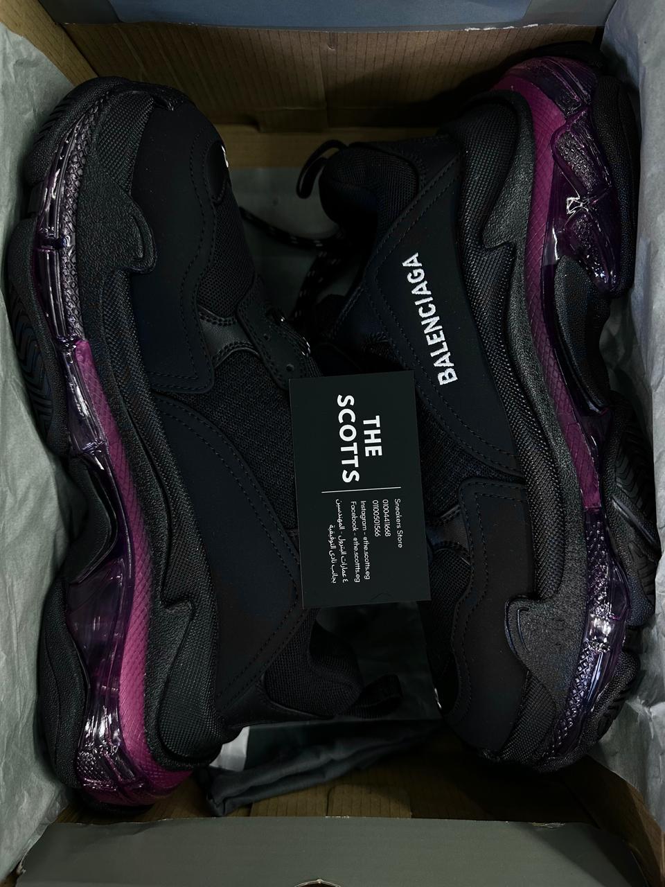 Balenciaga Triple S Clear Sole Neon Pink