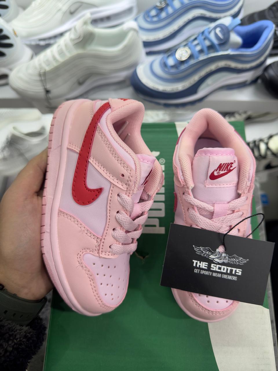 Nike Dunk Low "Pink Foam" kids size