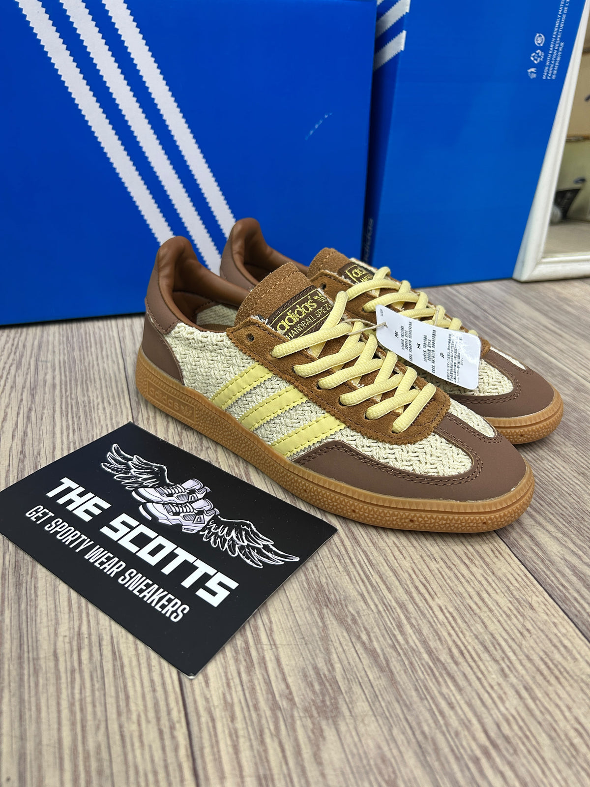 Adidas Handball Spezial in the "Preloved Brown / Orange Tint
