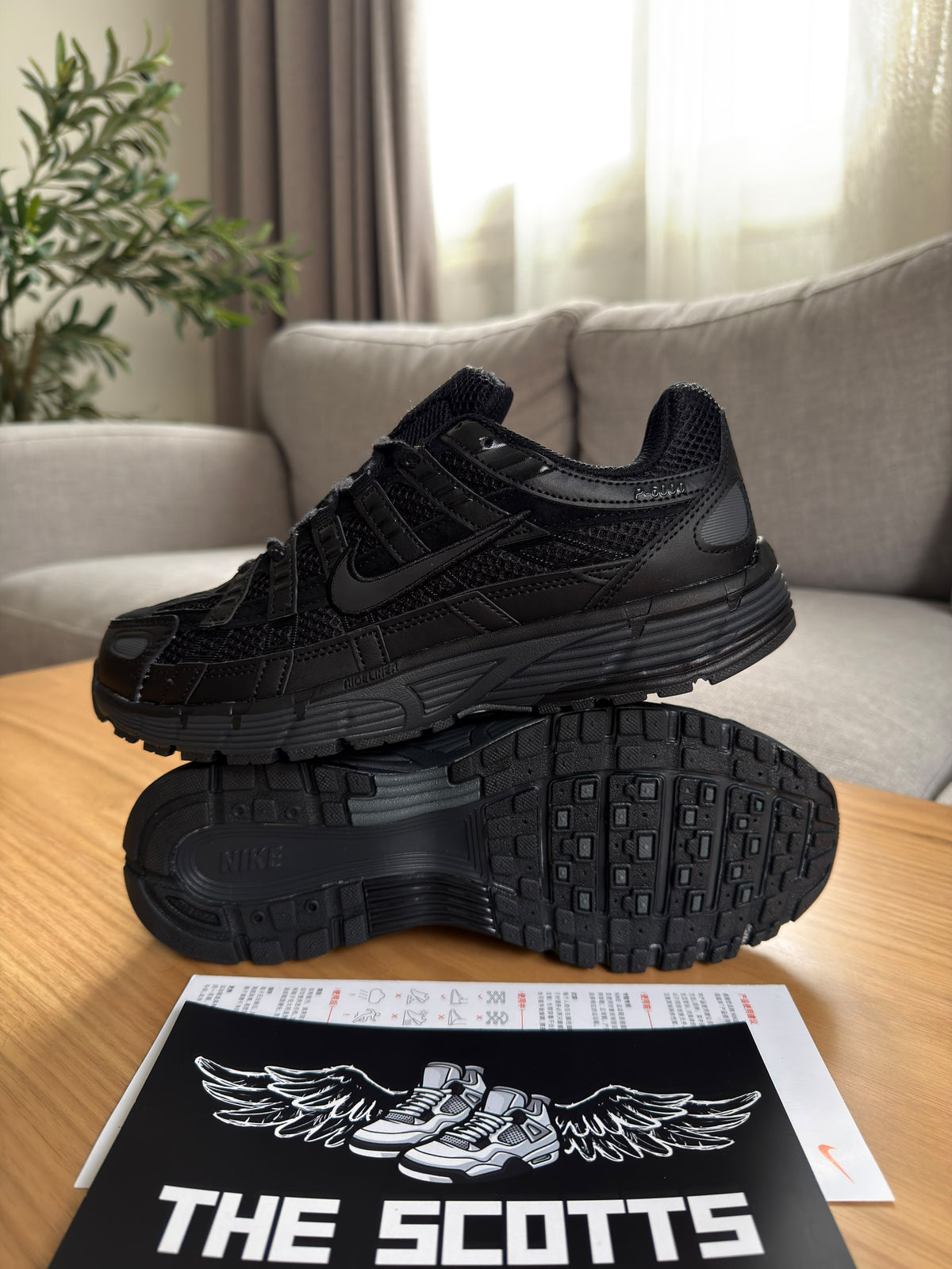 Nike P-6000 Premium "Triple Black"