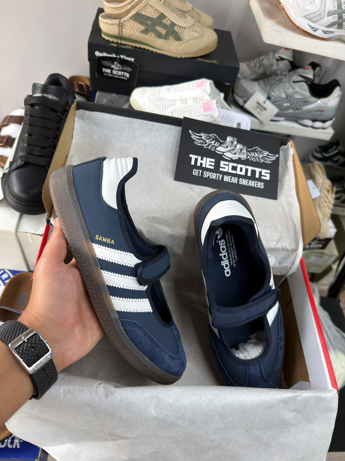 adidas samba jane navy