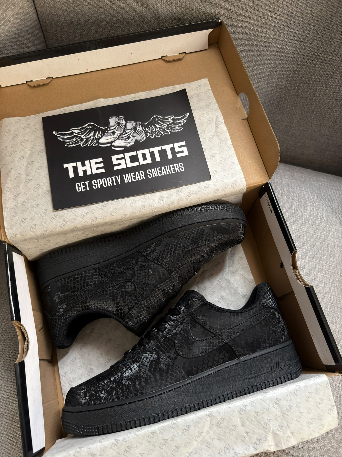 Nike Air Force x Kobe Bryant 1 Low Triple Black