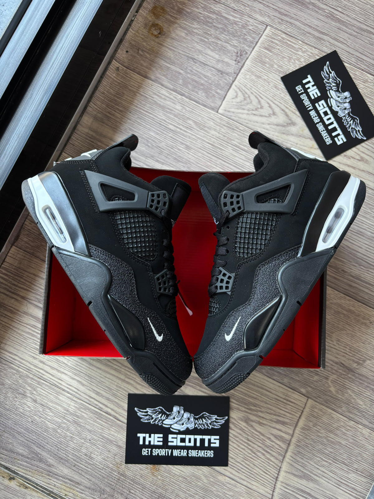 Nike Jordan 4 Black By Black  x Nigel Sylvester