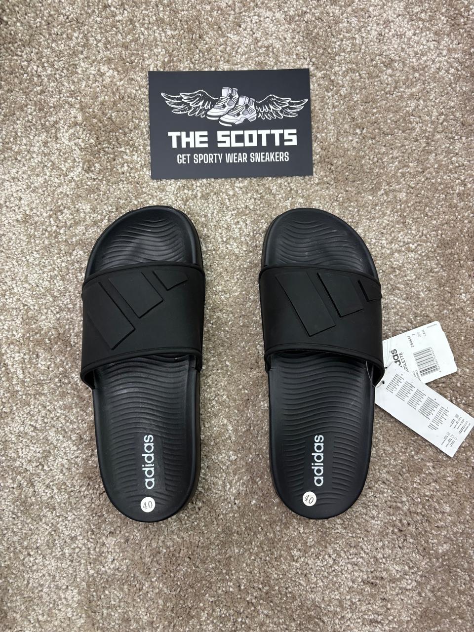 Adidas slipper full black