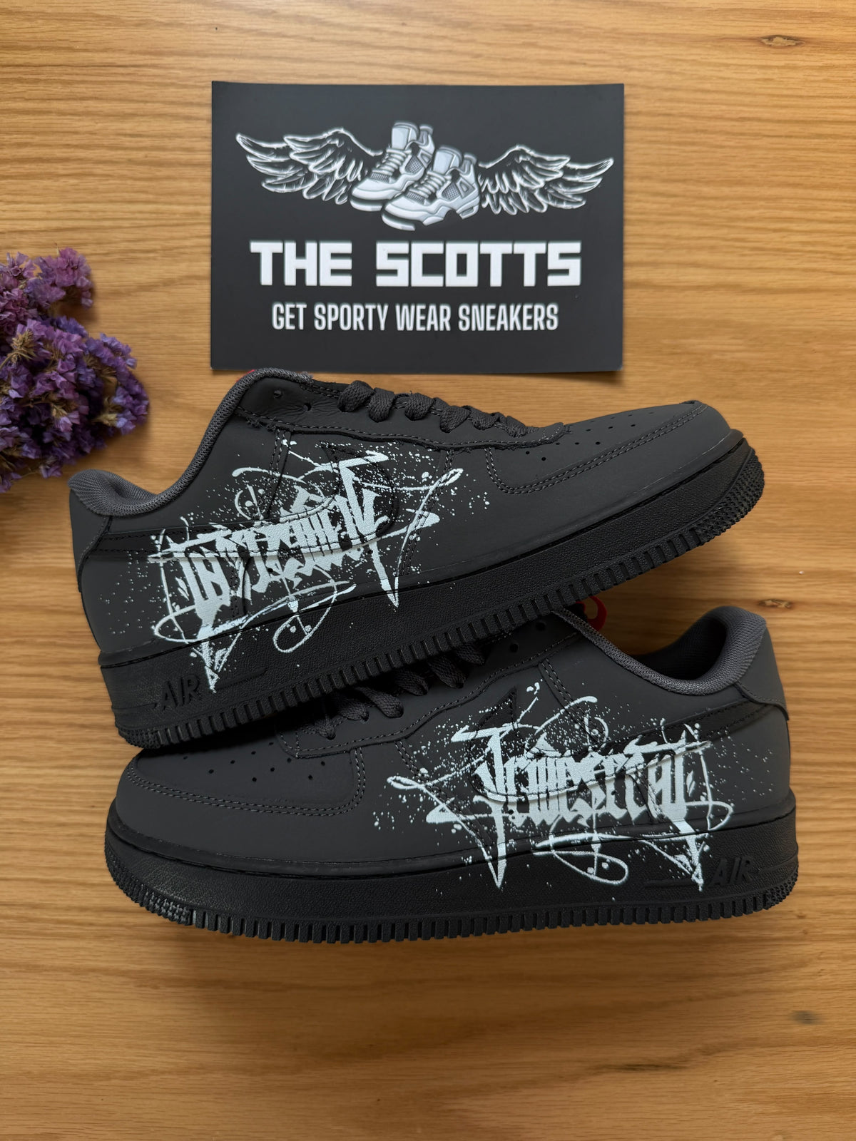 Nike Air Force 1 Low Anthracite Custom