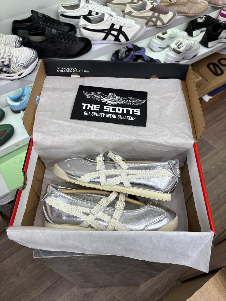 Onitsuka tiger ballerina silver\beige