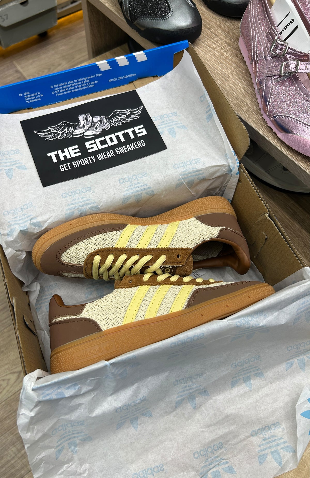 Adidas Handball Spezial in the "Preloved Brown / Orange Tint