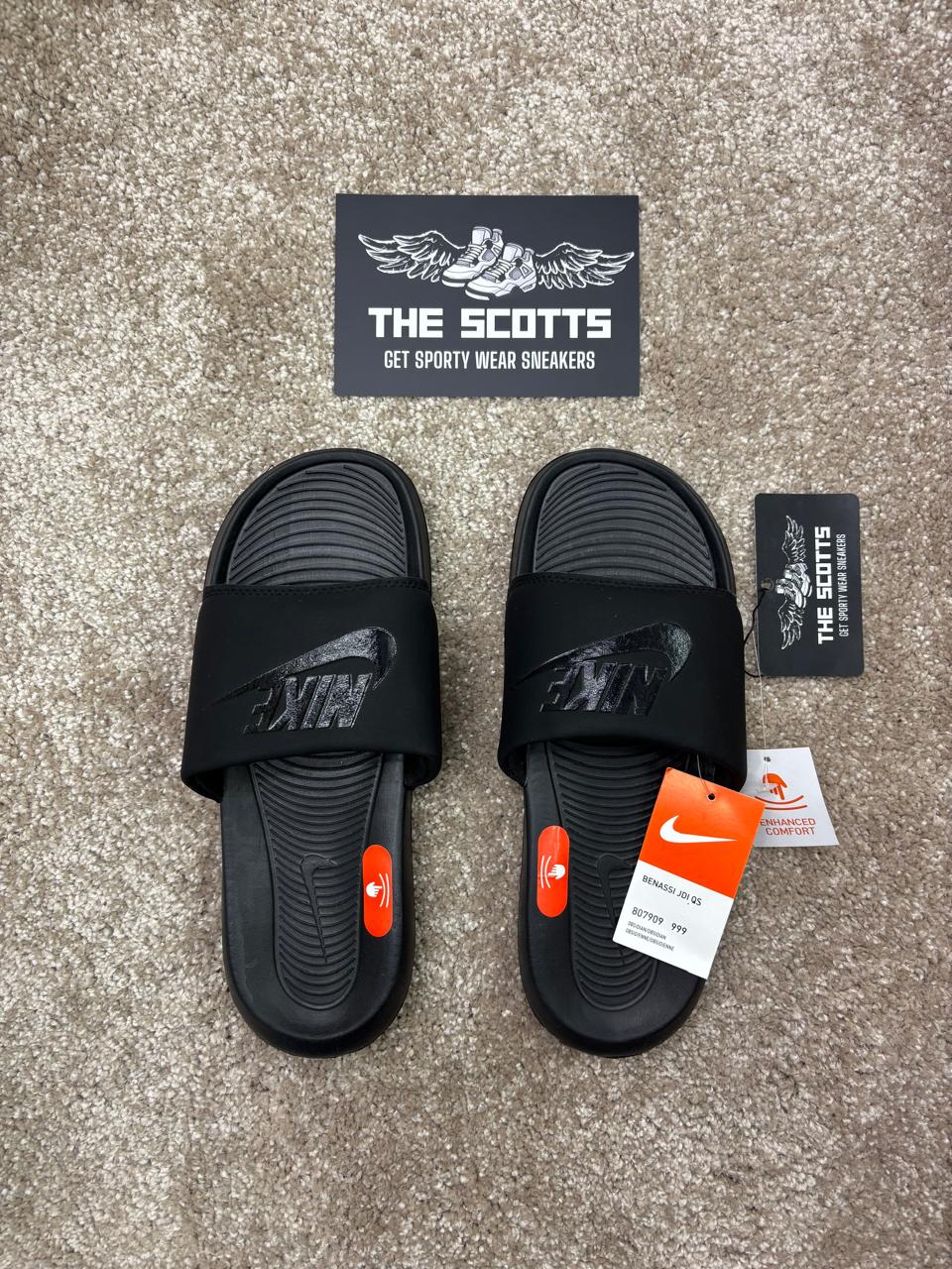 Nike tech  Slipper full black