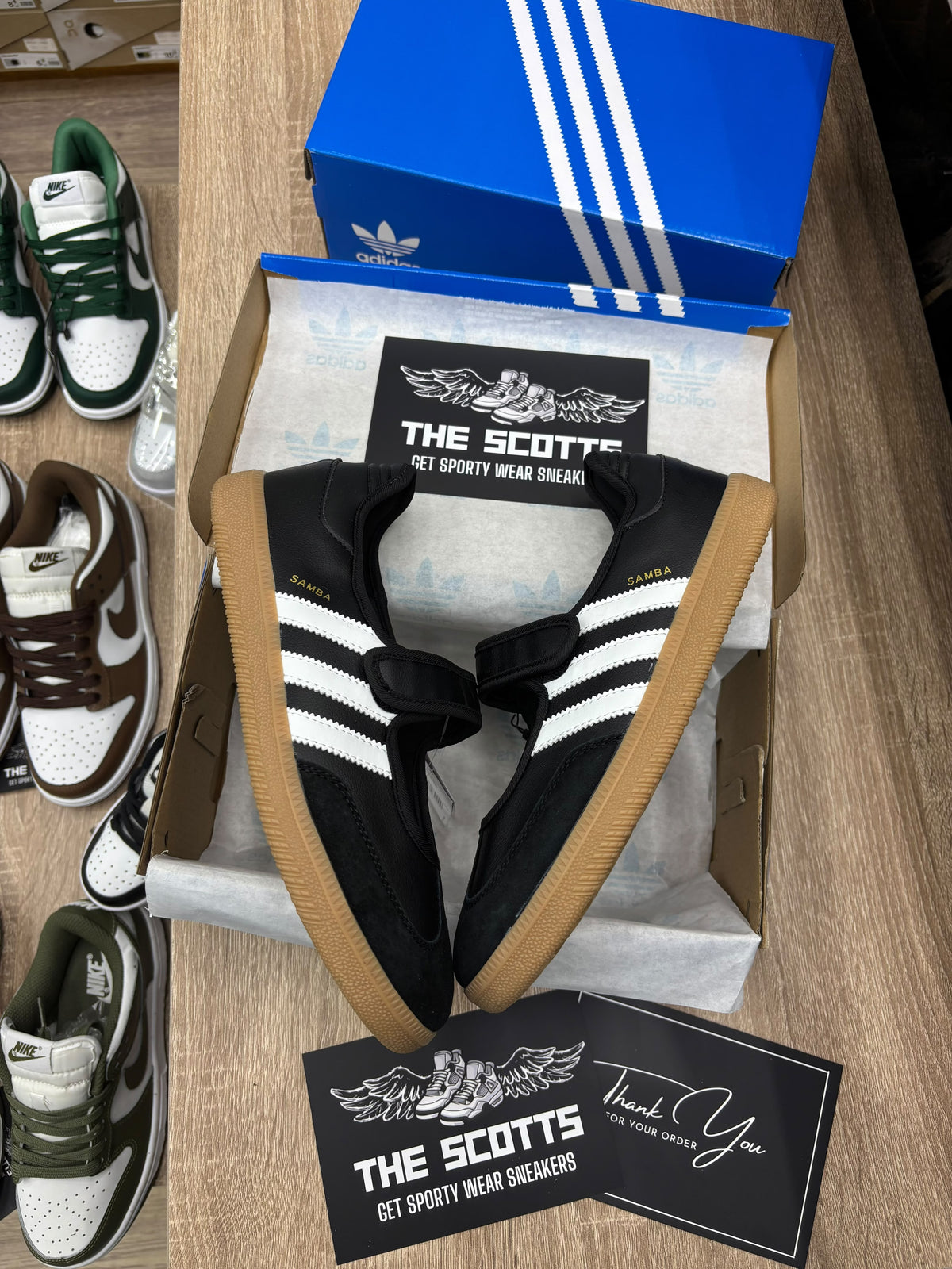 adidas samba jane all black