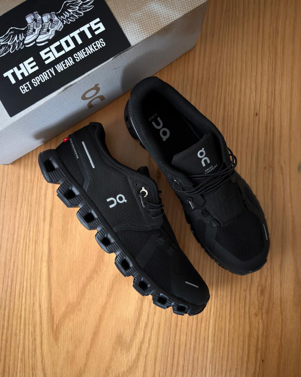 On Cloud 5 In Triple Black