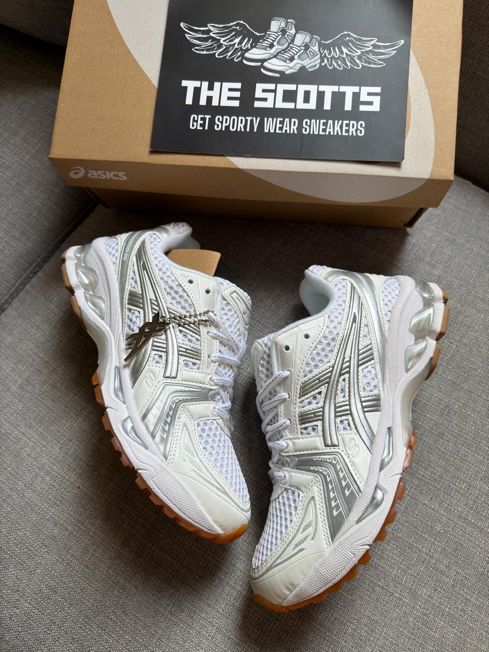 ASICS Gel-Kayano 14 A.P.C. White Pure Silver