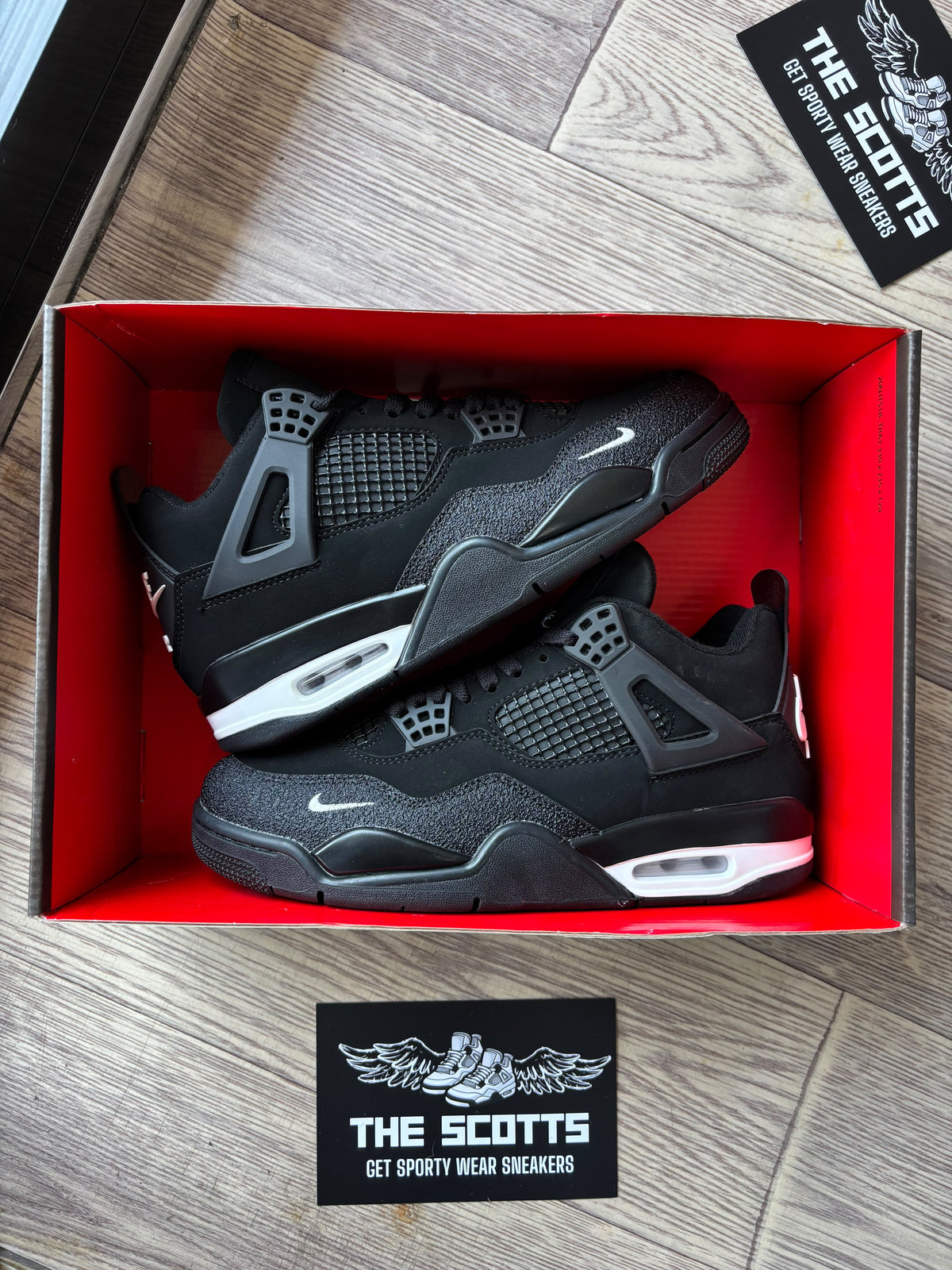 Nike Jordan 4 Black By Black  x Nigel Sylvester