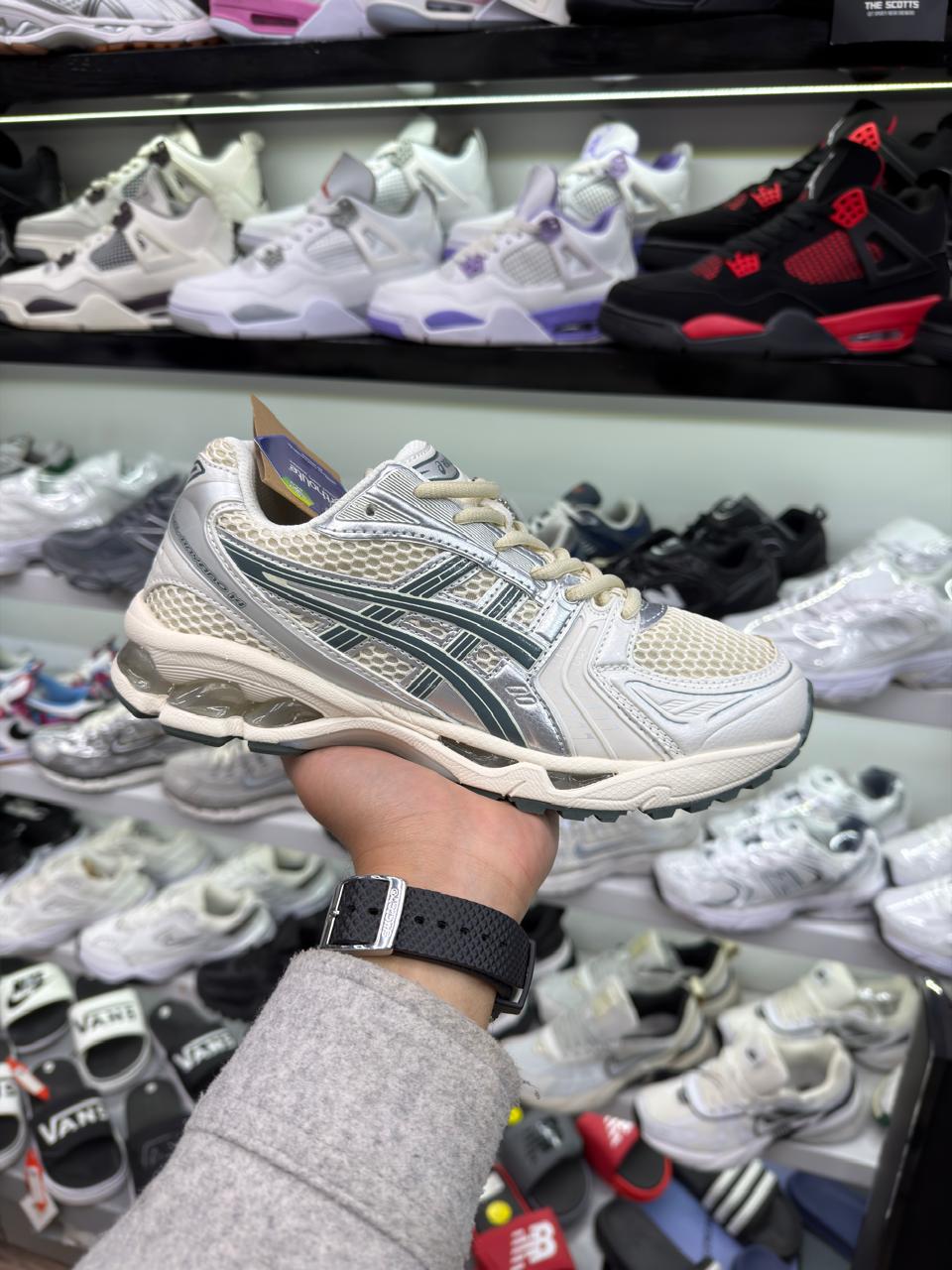 Asics GEL-Kayano 14 "Birch/Dark Pewter