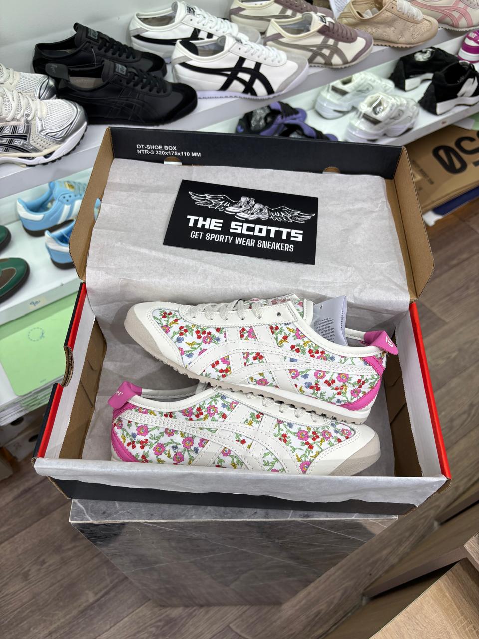 Onitsuka Tiger Mexico 66 "Cream Pink Floral"