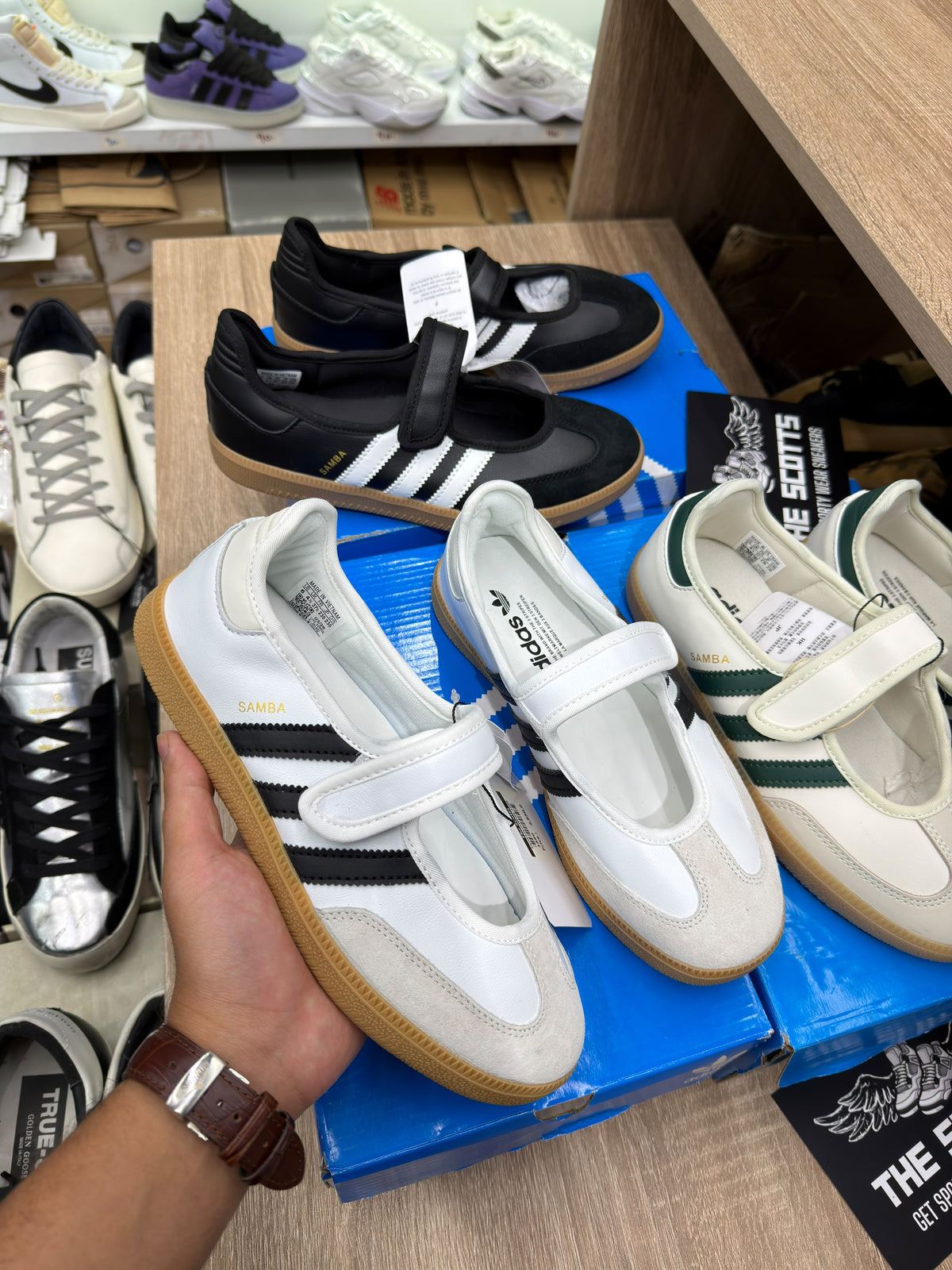 adidas samba jane White Black Gum