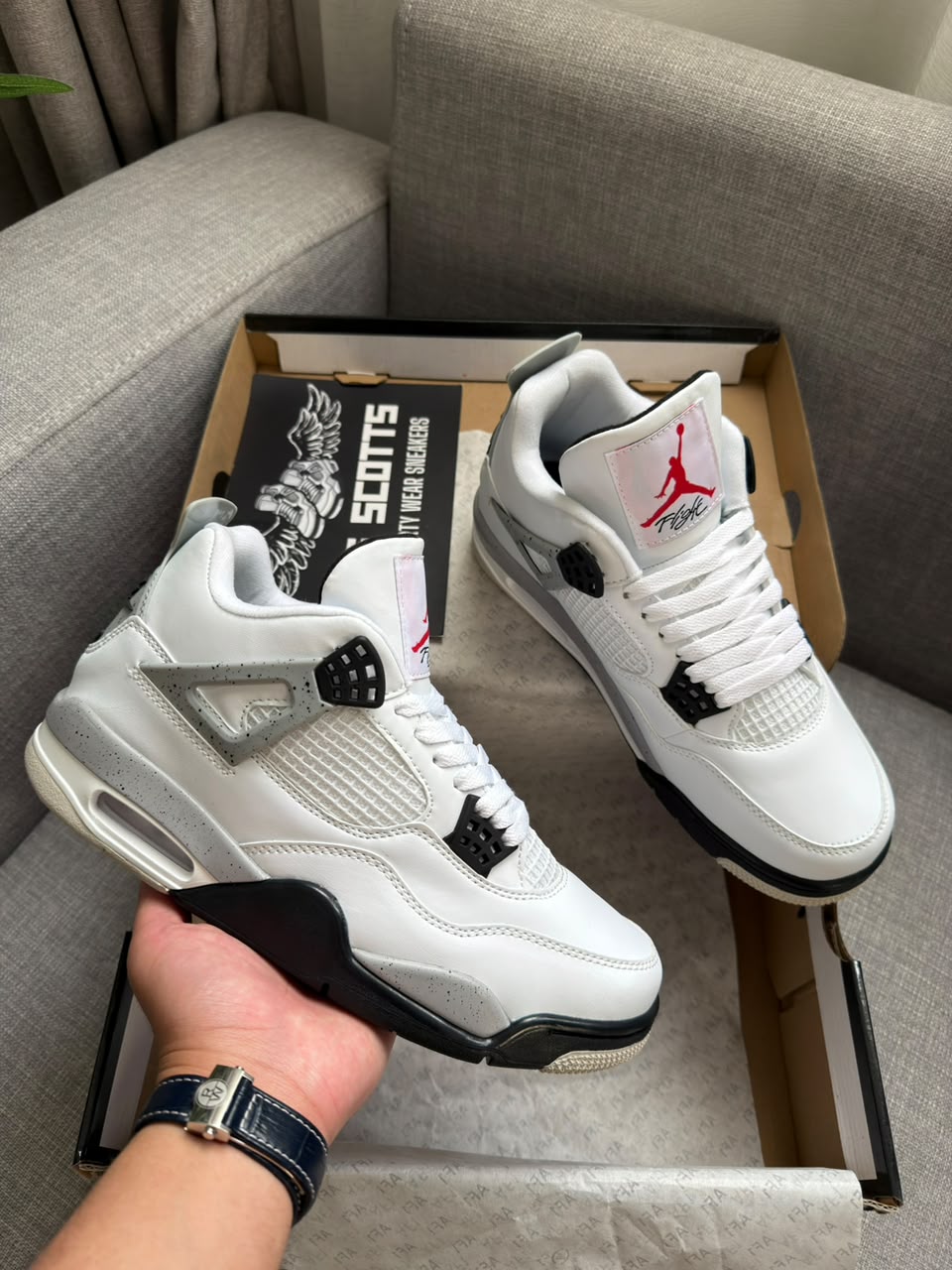 Nike Air Jordan 4 Retro  “White Cement”